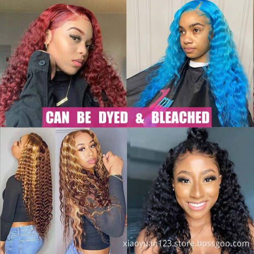Mayqueen Bulk Wholesale10A Brazilian Hair Kinky Curly Wigs Natural Human Hair hd Transparent 360 Full Lace Front Wigs for Women